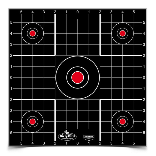 BIRCHWOOD CASEY Dirty Bird 12in Sight-In Targets, 100-Pack (35270)