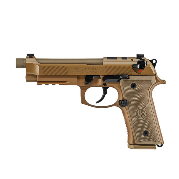 BERETTA M9A4 9mm 5.1in 18rd Flat Dark Earth Semi-Automatic Pistol (JS92M9A4GM)