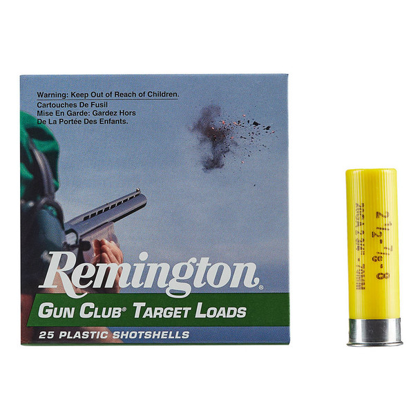 REMINGTON Gun Club 20Ga 2-3/4in 7/8oz #8 Shot 25rd/Box Target Loads (20235)