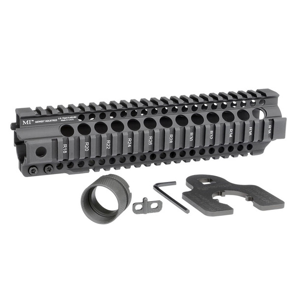 MIDWEST INDUSTRIES T-Series 10in Quad Rail Handguard (MI-CRT10)