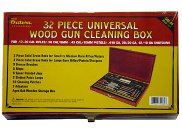 OUTERS Universal 32-Piece Wood Box Cleaning Kit (70080)