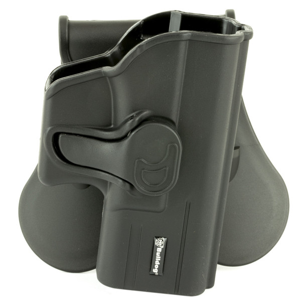 Bulldog Cases Rapid Release Polymer Holster, Fits Glock 26/27 Gen 1-4, Right Hand, Polymer, Black RR-G27
