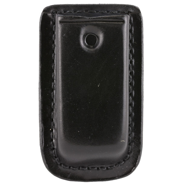 Don Hume Clip-On Magazine Pouch, Fits Glock 43 Magazines, Black Leather D739103