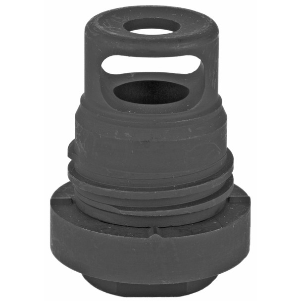 Yankee Hill Machine Co Mini QD Muzzle Brake, Black Finish, 1/2X28, Includes Shim Set YHM-3102-1MB-28A