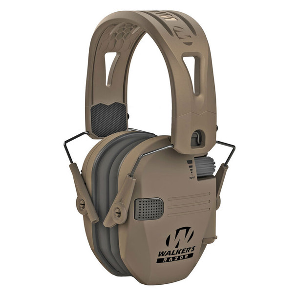 WALKER'S GAME EAR Razor Tacti-Grip Flat Dark Earth Electronic Earmuffs (GWP-RSEMRH-MFDE)