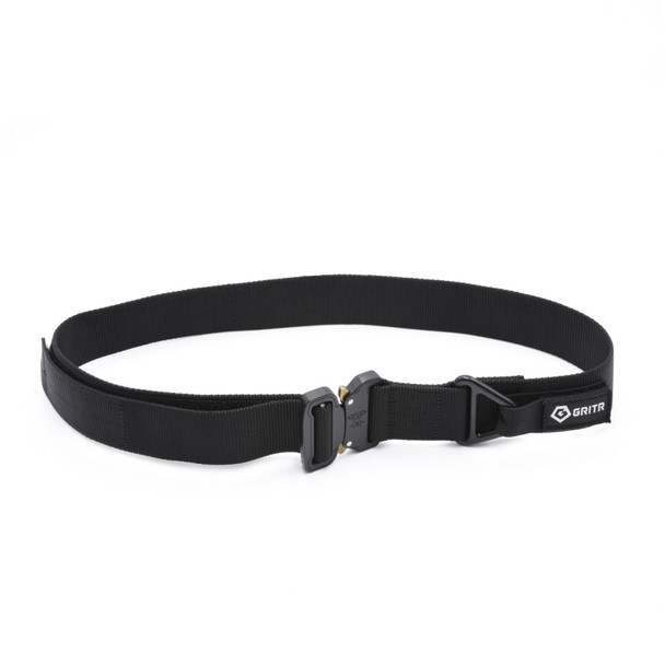 GRITR Tactical Heavy Duty Nylon Gun Belt w/ Quick Release Buckle, Medium