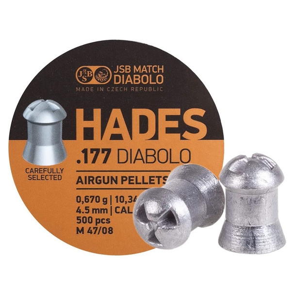 PREDATOR POLYMAG Hades .177 Cal 10.34Gr Hollowpoint 500ct Airgun Pellets (546292-500)