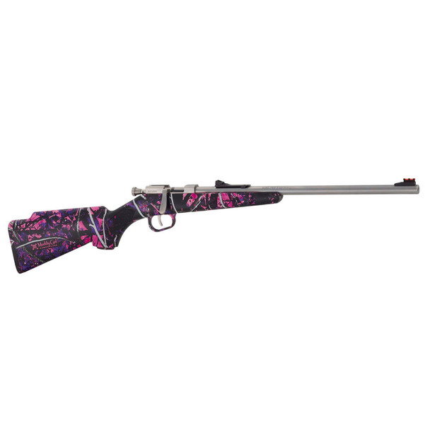 HENRY Mini Bolt .22 S/L/LR 16.25in 1rd Muddy Girl Camo Rifle (H005MG)