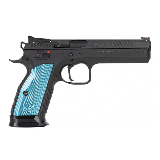 CZ TS2 .40 S&W 5.23in 17rd Blue Grips Semi-Automatic Pistol (91222)