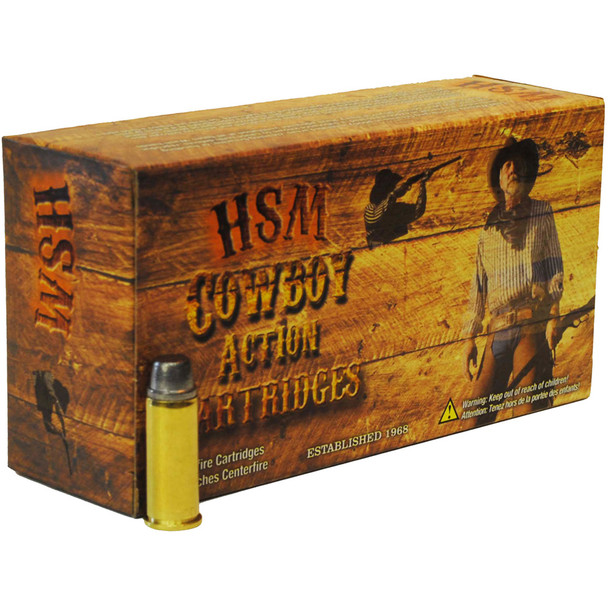 HSM Cowboy Action 44-40 Win 200gr RNFP 50rd/Box Ammo (44-40-1-N)