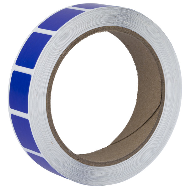 Action Target PAST/TXBL, Target Pasters, 7/8" Square Bullet Hole Repair Paster, Dark Blue, 1000 Per Roll PAST/TXBL