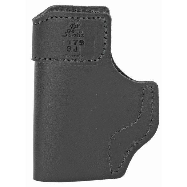 DeSantis Gunhide 179, Sof-Tuck 2.0 Inside Waistband Holster, Fits Sig P365, Right Hand, Black Suede Leather 179BA8JZ0