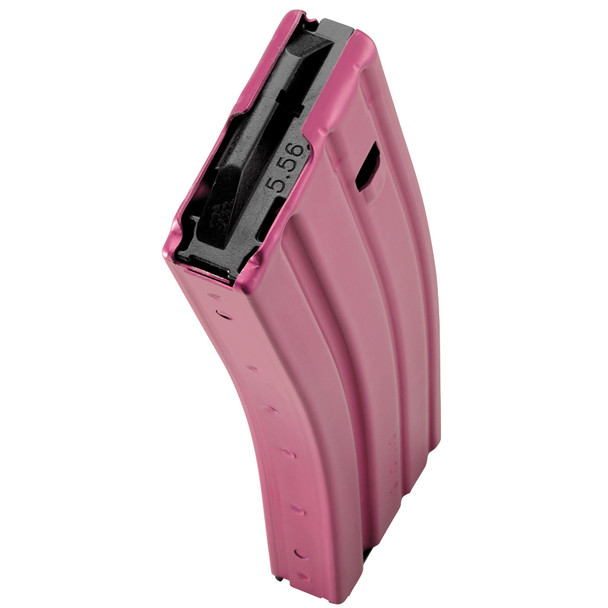 DURAMAG DuraMag Speed, Magazine, 223 Remington/556NATO, 30 Rounds, Fits AR Rifles, Black AGF Anti-tilt Follower, Aluminum, Pink 3023003175CPD