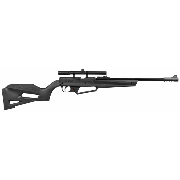 Umarex APX, 177PEL, 20" Barrel, Black Finish, Synthetic Stock, Single Shot, 800 Feet Per Second 2251600