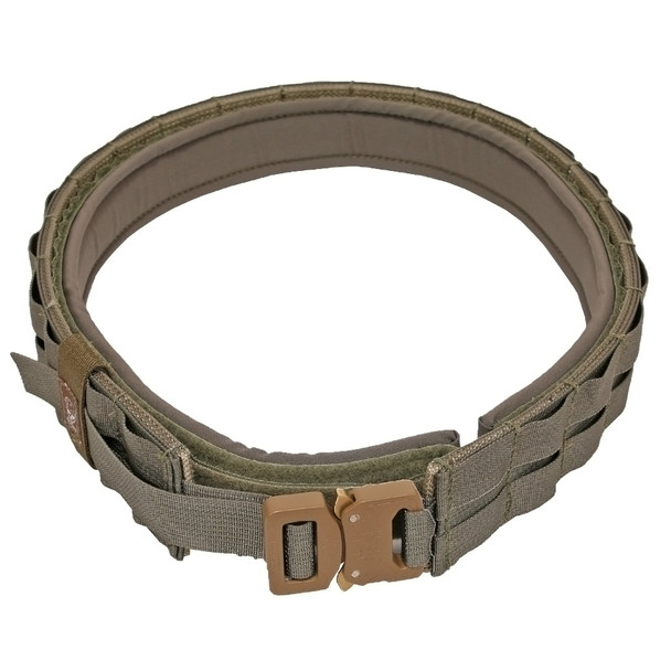 Grey Ghost Gear UGF Battle Belt with Padded Inner, Small (34"-36"), Ranger Green 7011-6