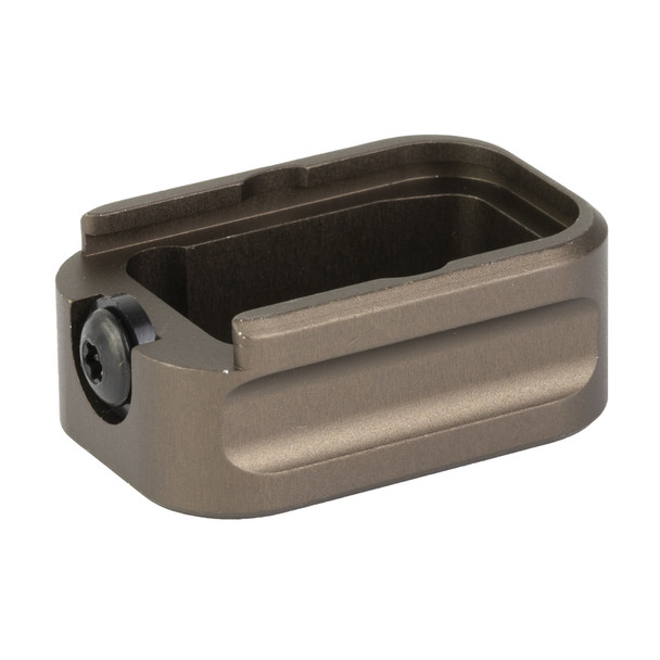 Warne Scope Mounts Magazine Extension, Fits Glock 17/22, 9MM/.40 S&W, +3/+2, Dark Earth MEG17-3-2DE