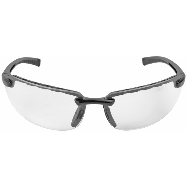 Walker's 8261 Premium Glasses, Black Frame, Clear Anti-Fog Lens, Microfiber Bag Included, 1 Pair GWP-SF-8261-CL