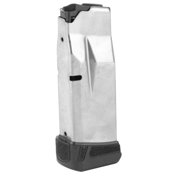 Ruger Magazine, 9MM, 12 Rounds, Fits Ruger MAX-9, Steel, Black 90715