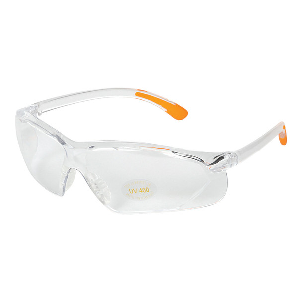 Allen Shooting Glasses, Clear/Orange Finish 22753
