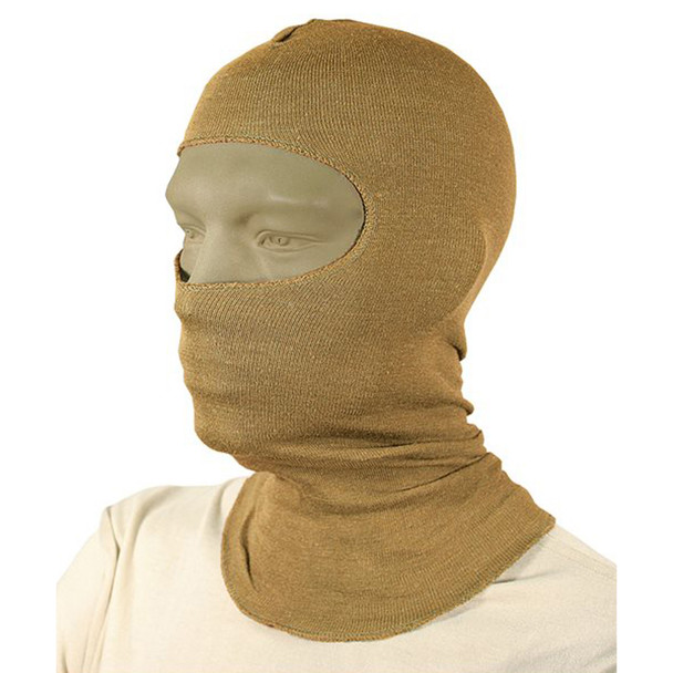 BLACKHAWK Lightweight Balaclava, with Nomex, 18"" Length, Coyote Tan" 333005CT