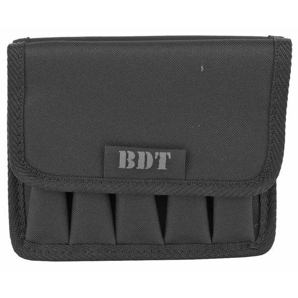 Bulldog Cases Mag Pouch, Black, (5-10) Magazines, Soft BDT-60