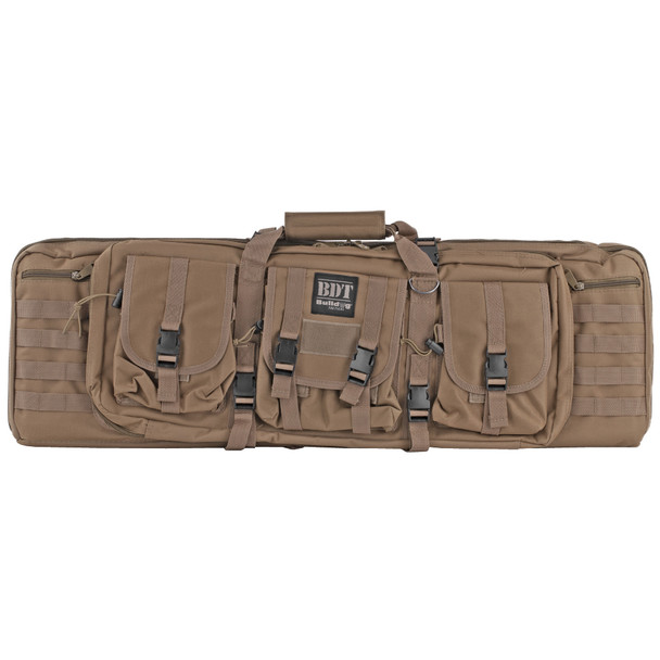 Bulldog Cases Tactical, Double Rifle Case, Tan, Nylon, 37" BDT60-37T