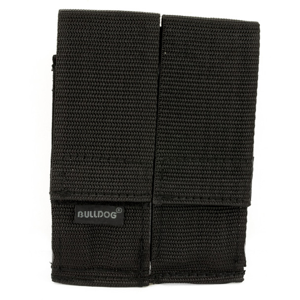 Bulldog Cases Double Magazine Pouch, Black WMAGL
