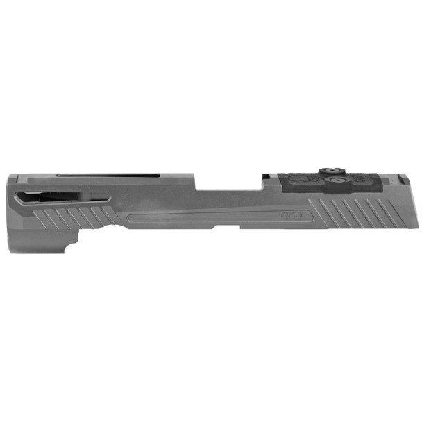 Grey Ghost Precision Stripped Slide, For Sig P320 Full Size, Grey DLC Finish GGP320-F-GRY-1