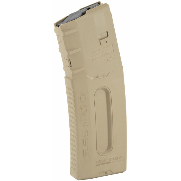 Hera USA Magazine, H3L, 223REM/556NATO, 10 Rounds, Fits AR-15, Polymer, Tan 13-10T