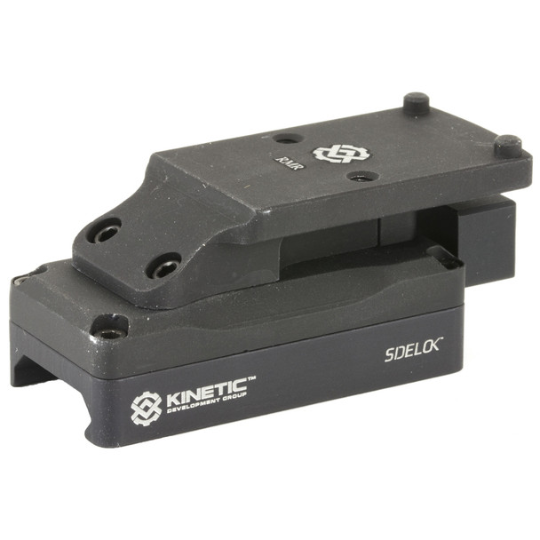 Kinetic Development Group, LLC SIDELOK Mount, Fits Trijicon RMR, Absolute Co-Witness, Black Finish SID5-230