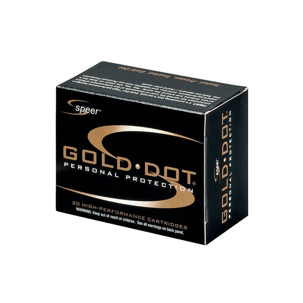 CCI Speer Gold Dot 45 ACP 185 Grain Hollow Point Ammo, 20 Round Box (23964)