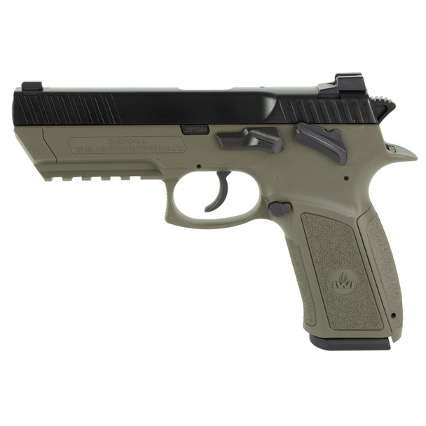 IWI US, Inc Jericho 941 Enhanced, Double Action/Single Action, Semi-automatic Pistol, 9MM, OD Green J941PL9OD-II