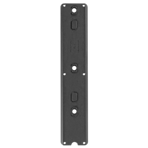 Magpul Industries M-LOK Dovetail Adapter, Compatible RRS Dovetail Standard Compatible Accessories, 4 Slot, Aluminum, Black MAG1052-BLK