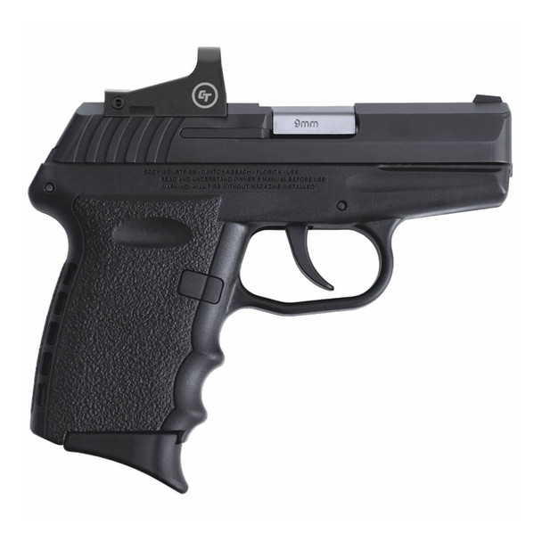 SCCY CPX-2, Double Action Only, Semi-automatic Pistol, 9MM, 3.1" Barrel, Black, 10 Rounds CPX-2CBRD