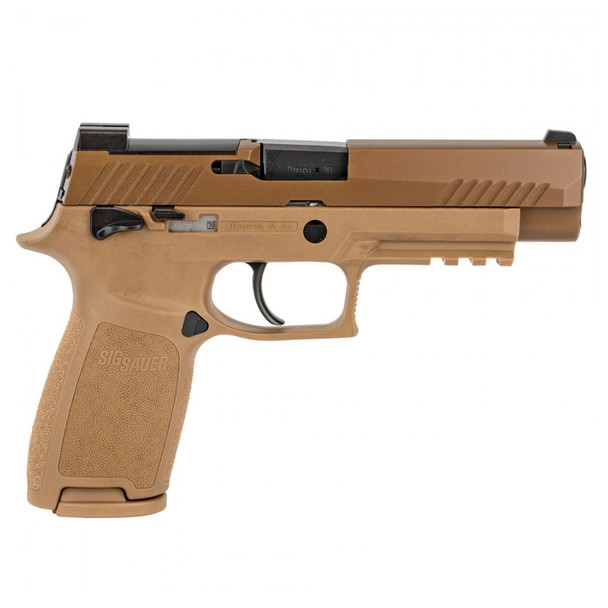 SIG SAUER P320-M17 9mm 4.7in 3x 10rd Mags Coyote Tan Pistol (320F-9-M17-MS-MA)