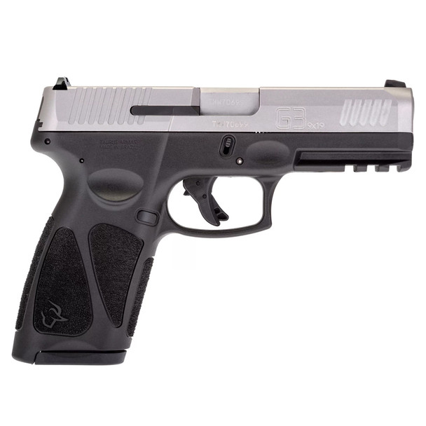 TAURUS G3 9mm 4in 2x 17rd Mags Matte Stainless/Black Pistol (1-G3B949)