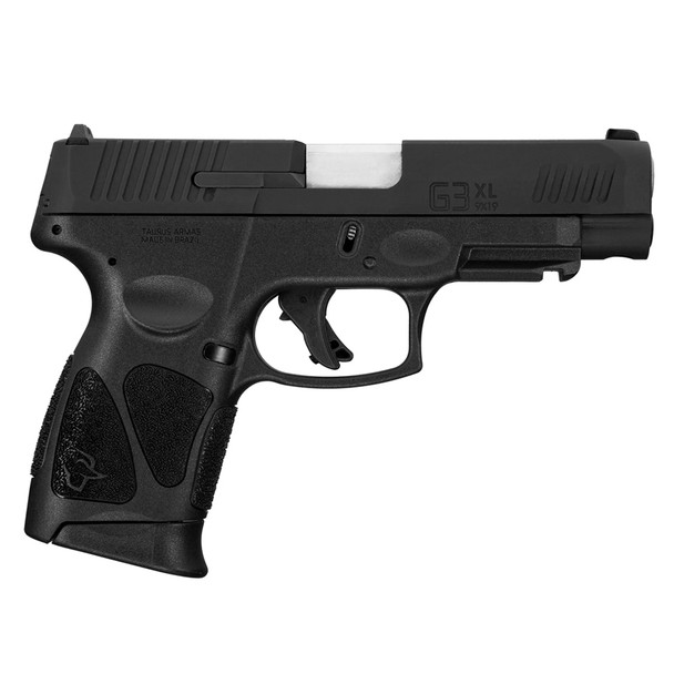 TAURUS G3XL 9mm 4in 2x 12rd Mags Tenifer Matte Black Pistol with No Manual Safety (1-G3XLSR9041)