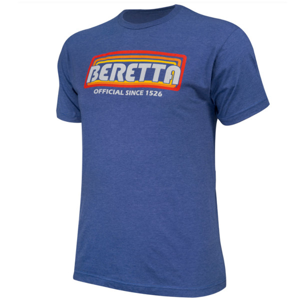 BERETTA Retro Bloq Heather Royal Blue T-Shirt (TS732T1890050U)