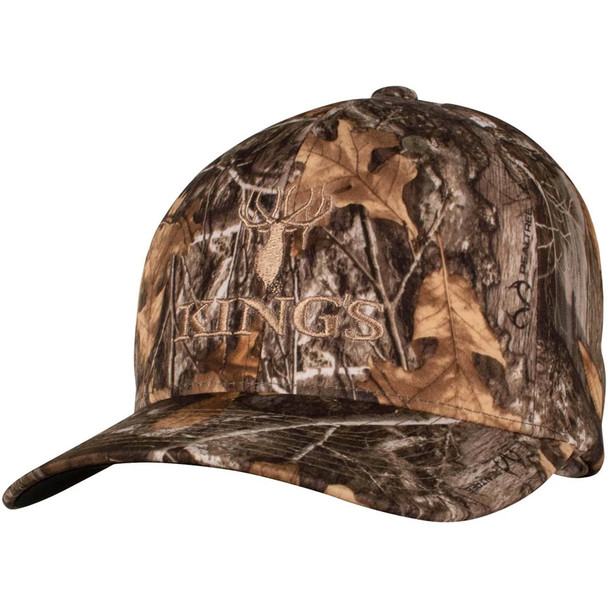 KINGS CAMO Kings Logo R-Flex Realtree Edge Solid Cap (845-KCLOGO-RE)