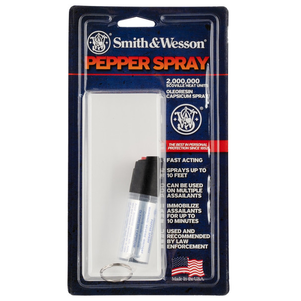 CUTTING EDGE 1/2oz Smith & Wesson Pepper Spray w/ Keyring (SWP-1201)