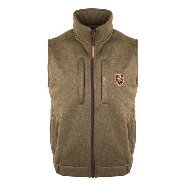 DRAKE Non-Typical Soft Shell Fleece Heathered Vest