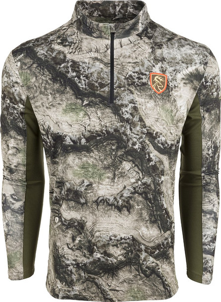 DRAKE Performance 1/4 Zip Long Sleeve Agion Mossy Oak Terra Coyote Shirt (DNT1014-020)