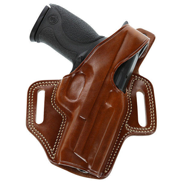 GALCO Fletch High Ride Belt Holster, Tan, RH, SMITH & WESSON M&P SHIELD 9/40 w/wo red dot (FL652R)