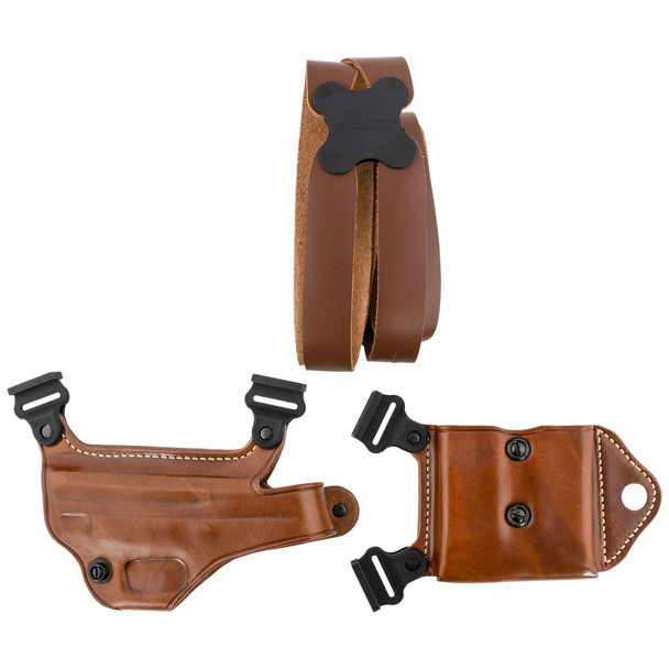 GALCO Miami Classic Ii Shoulder System, Tan, LH, SMITH & WESSON M&P SHIELD 3" 9/40 & 2.0 9/40 (MCII653)