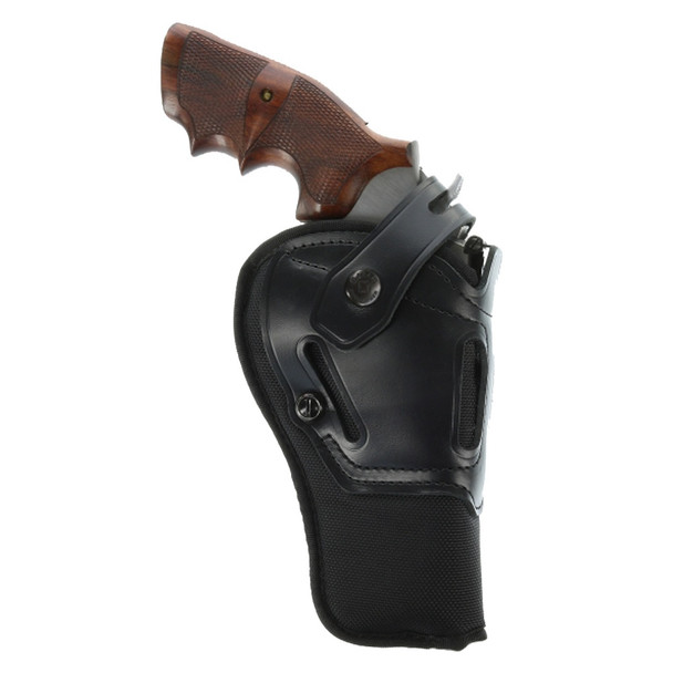 GALCO Switchback Strongside/Crossdraw Black Ambi Belt Holster for Smith and Wesson N FR 357 Model (SR6-6B)