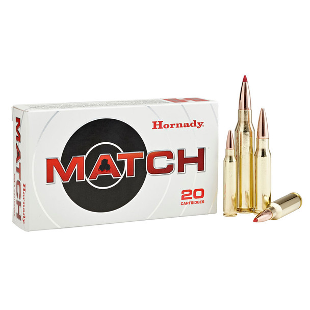 HORNADY Match 6mm Creedmoor 108Gr ELD Match 20Rd Box Ammo (81391)
