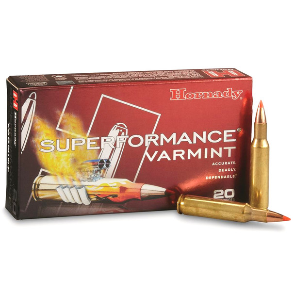 HORNADY Superformance Varmint .222 Rem 50Gr V-Max Rifle Ammo (8316)