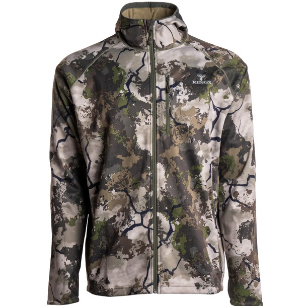 KINGS CAMO Hunter Full-Zip Fleece KC Ultra Hoodie (KCM1412-KCU)