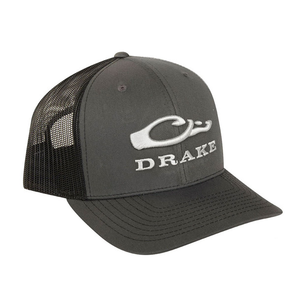 DRAKE Black/Charcoal Mesh Back Cap (DH4010-BCH)