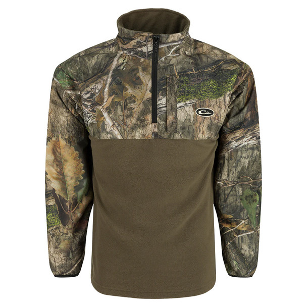 DRAKE 1/4 Zip Refuge Eqwader Mossy Oak Country DNA Jacket (DW7355-036)